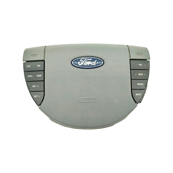 2005-2007 Ford Five Hundred Driver Steering Wheel Airbag (Audio Control Gray) - Airbag Depot