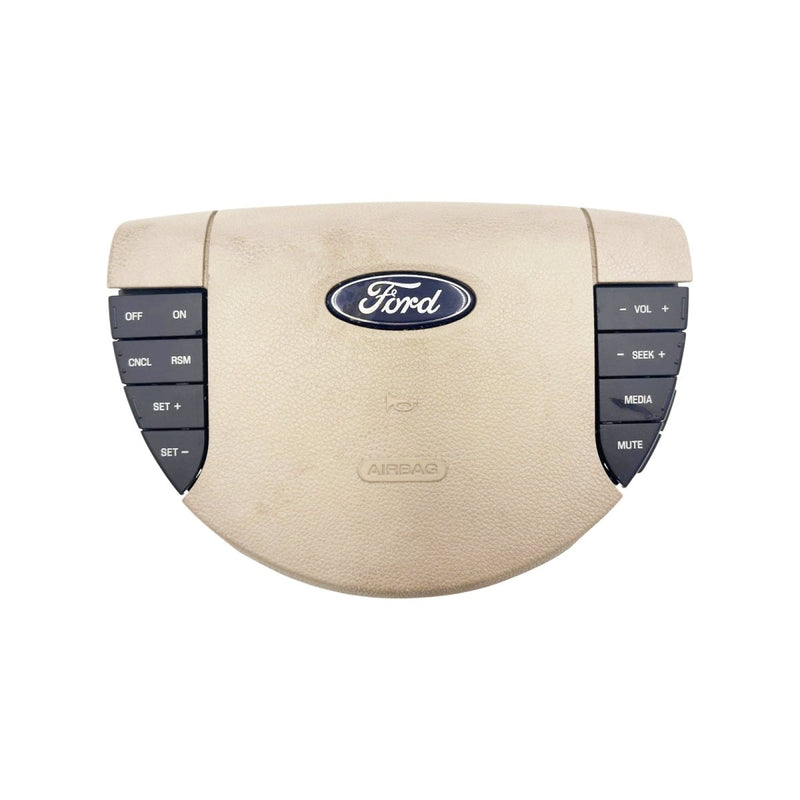 2005-2007 Ford Five Hundred Driver Steering Wheel Airbag (Audio Control Tan) - Airbag Depot